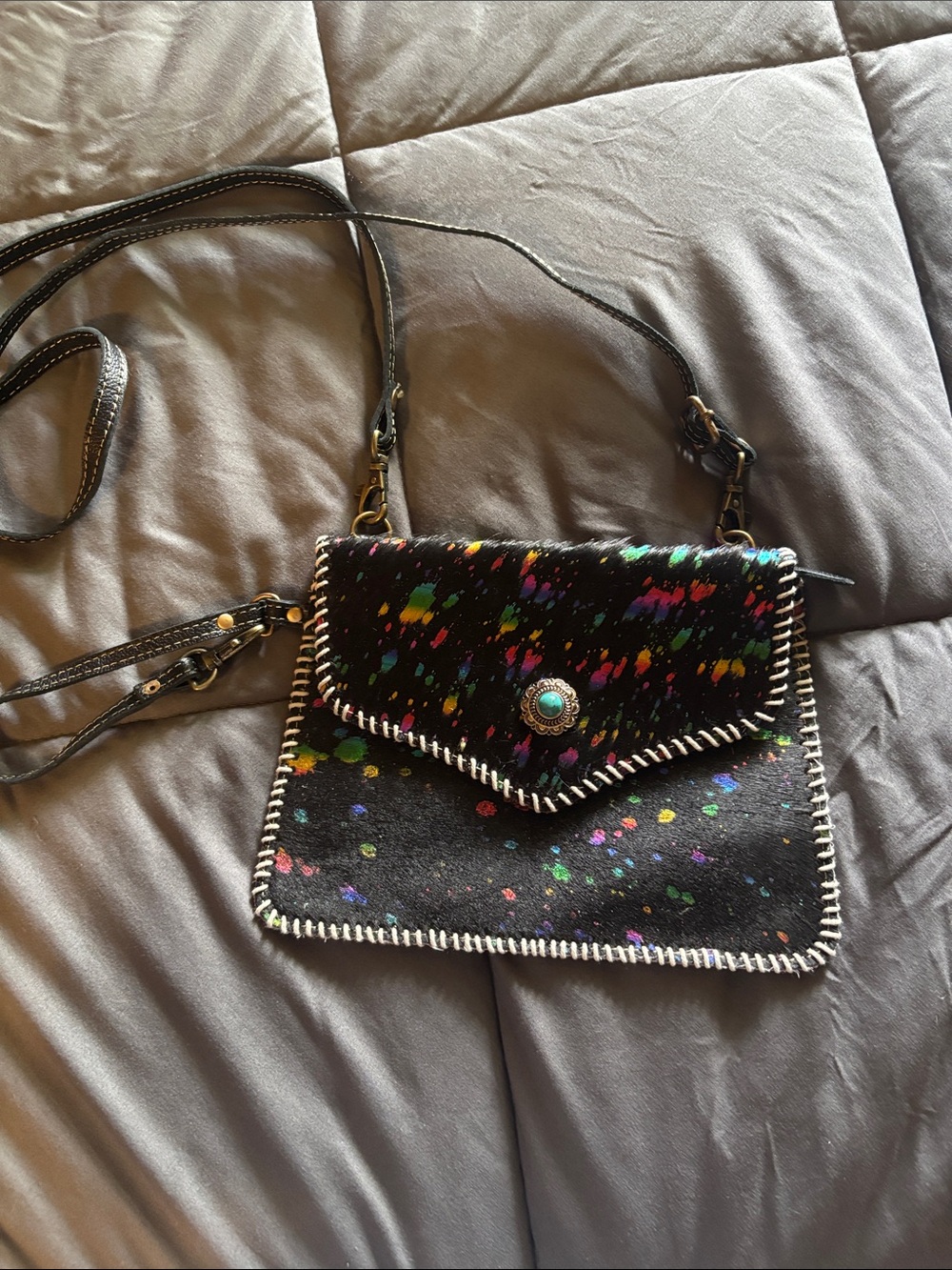 Myra Bag Galaxy Fire leather crossbody